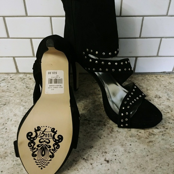 Rouge black heels - Picture 2 of 3